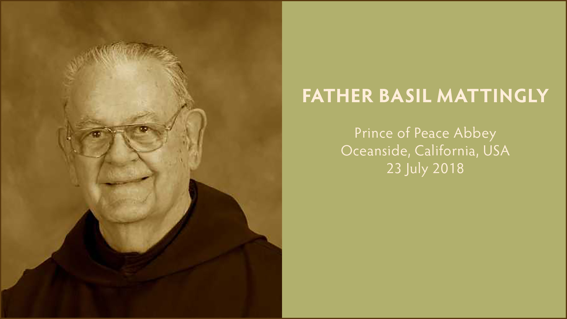 Father Basil Mattingly