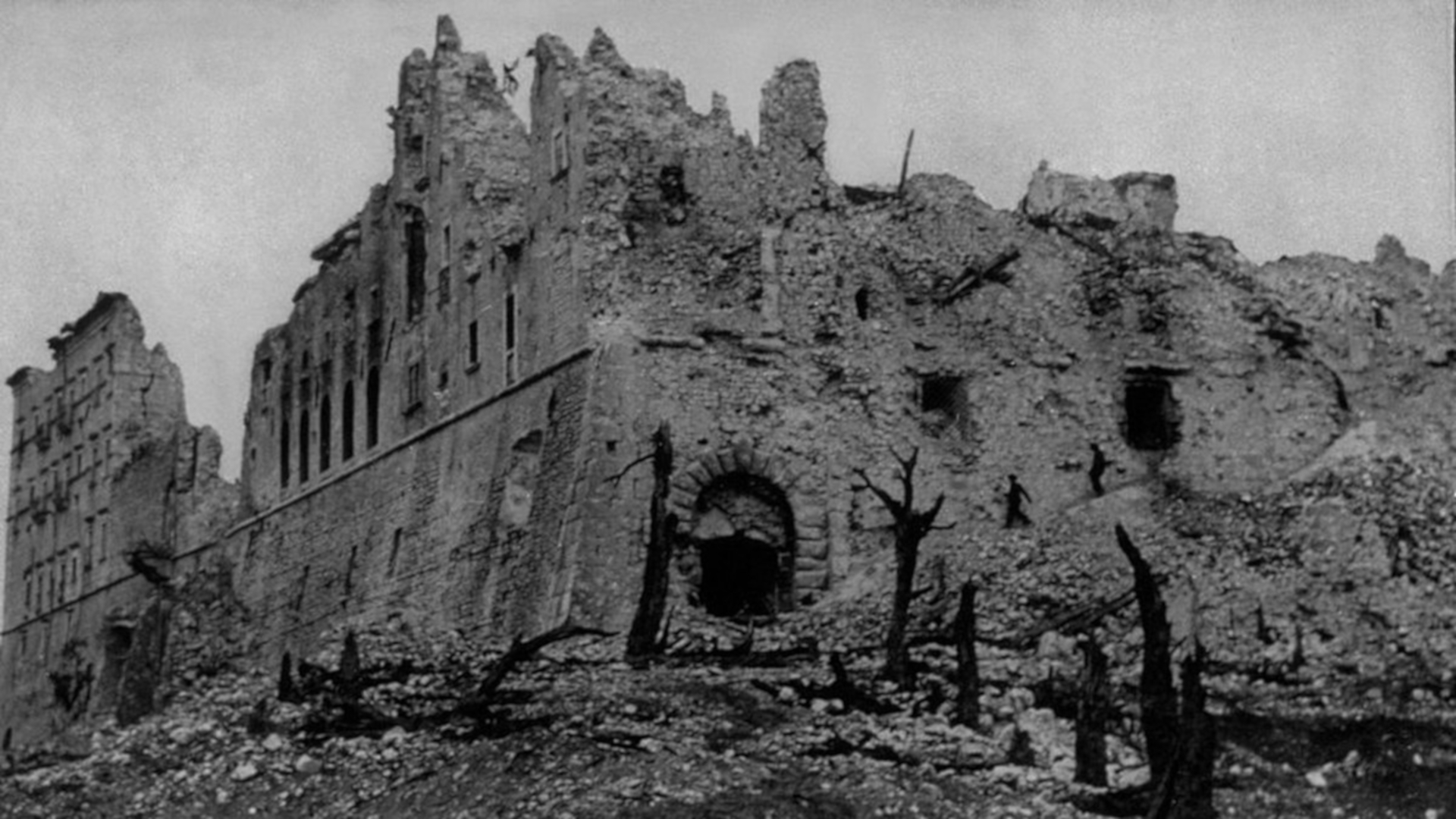 Montecassino 1944 bombing exterior adjusted